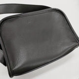MHL. SUPPLE LEATHER 定価63800円 レザー ショルダーバッグ 26SS ブラック レディース エムエイチエル【中古】6-0724G♪