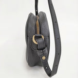 Felisi 25/12/LD+DS シュリンクレザーミニショルダーバッグ 定価102300円 ショルダーバッグ ブラック レディース フェリージ【中古】6-0724G♪
