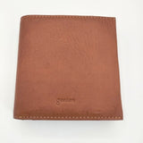 genten ミネルヴァ2 内ボックス型二つ折り財布 定価26400円 ウォレット 二つ折り財布 ブラウン レディース ゲンテン【中古】6-0909G∞
