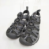 KEEN WHISPER 23.5cm 定価13200円 1028815 サンダル グレー クロ レディース キーン【中古】6-0715S◎