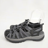 KEEN WHISPER 23.5cm 定価13200円 1028815 サンダル グレー クロ レディース キーン【中古】6-0715S◎