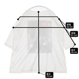 45R/45rpm フォトプリント コットン サイズ0 長袖Ｔシャツ カットソー ロンＴ ホワイト マルチカラー レディース フォーティーファイブアールピーエム【中古】6-0721M△