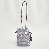 BAO BAO ISSEY MIYAKE WRING GLOSS ショルダーバッグ 巾着バッグ ライトラベンダー レディース バオバオイッセイミヤケ【中古】6-0724G♪