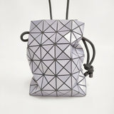BAO BAO ISSEY MIYAKE WRING GLOSS ショルダーバッグ 巾着バッグ ライトラベンダー レディース バオバオイッセイミヤケ【中古】6-0724G♪