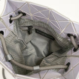 BAO BAO ISSEY MIYAKE WRING GLOSS ショルダーバッグ 巾着バッグ ライトラベンダー レディース バオバオイッセイミヤケ【中古】6-0724G♪