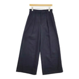 Spick and Span ヘビーツイルタックワイドパンツ 定価17600円 パンツ 25SS ネイビー レディース スピックアンドスパン【中古】6-0910G∞