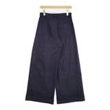 Spick and Span ヘビーツイルタックワイドパンツ 定価17600円 パンツ 25SS ネイビー レディース スピックアンドスパン【中古】6-0910G∞