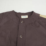 BEAMS BOY ショート ベースボール ショートスリーブ シャツ 定価14080円 カットオフ コットン 半袖シャツ エンジ ベージュ レディース ビームスボーイ【中古】6-0721S△