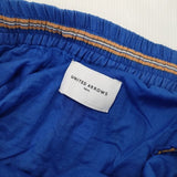 UNITED ARROWS UWCS C STRP TRD MAXI 定価16000円 1524-199-4623 コットン インド製 ストライプ ロングスカート ブルー レディース ユナイテッドアローズ【中古】6-0926M∞