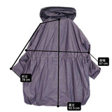 Cube-Cube 塩縮バーバリーコート サイズ38 定価75900円 15223402 裏地総柄 ダウンコート 25AW パープル レディース キューブキューブ【中古】6-0918T♪
