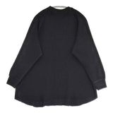 nest Robe ワッフル 01234-1467 長袖Ｔシャツ カットソー ロンＴ ブラック レディース ネストローブ【中古】6-0926M∞