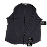 nest Robe ワッフル 01234-1467 長袖Ｔシャツ カットソー ロンＴ ブラック レディース ネストローブ【中古】6-0926M∞