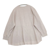 nest Robe ワッフル 01234-1467 長袖Ｔシャツ カットソー ロンＴ ベージュ レディース ネストローブ【中古】6-0926M∞