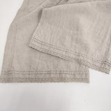 nest Robe リネン 裾レース ワイド イージーパンツ 01212-1149 パンツ ベージュ レディース ネストローブ【中古】6-0724M♪