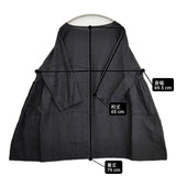 nest Robe リネン サイドギャザー 01193-1309 チュニック ブラック レディース ネストローブ【中古】6-0926M∞