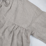 nest Robe リネンスクエアカラーブラウス 01243-1157 ブラウス シャツ 24AW ベージュ レディース ネストローブ【中古】6-0926M∞