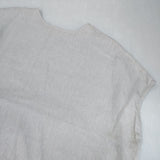 nest Robe リネンブロドリーアングレース2wayベスト 定価22000円 01223-1018 刺繍 ベスト ベージュ レディース ネストローブ【中古】6-0926M∞