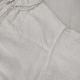 nest Robe リネン×レース スモックブラウス 01233-1022 プルオーバー ブラウス シャツ オフホワイト レディース ネストローブ【中古】6-0926M∞