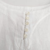 nest Robe リネンラッフル袖2wayブラウス 01242-1130 ブラウス シャツ ホワイト レディース ネストローブ【中古】6-0805S◎