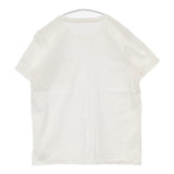 nest Robe コットン 無地 ポケット クルーネック 日本製 サイズF 半袖Ｔシャツ カットソー ホワイト レディース ネストローブ【中古】6-0721S△
