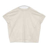 nest Robe 度詰天竺パフプルオーバー コットン 日本製 サイズF 半袖Ｔシャツ カットソー アイボリー レディース ネストローブ【中古】6-0721S△