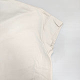 nest Robe 度詰天竺パフプルオーバー コットン 日本製 サイズF 半袖Ｔシャツ カットソー アイボリー レディース ネストローブ【中古】6-0721S△