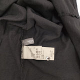 nest Robe UpcycleLino 天竺襟付Ｔシャツ コットンリネン 日本製 サイズF 半袖Ｔシャツ カットソー ブラック レディース ネストローブ【中古】6-0721S△