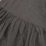nest Robe リネン近江晒切替シャツワンピース 01214-1145 プルオーバー ワンピース ブラック レディース ネストローブ【中古】6-0926M∞