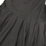 nest Robe リネンタックノースリーブ2wayワンピース 01201-1420 製品染め ワンピース ブラック レディース ネストローブ【中古】6-0926M∞