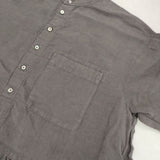 nest Robe リネン近江晒切替シャツワンピース 01223-1253 プルオーバー ワンピース グレー レディース ネストローブ【中古】6-0926M∞