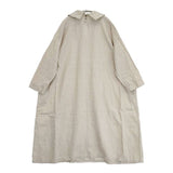 nest Robe ブラックリネンスモックワンピース 01214-1106 ワンピース ベージュ レディース ネストローブ【中古】6-0926M∞