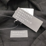 MARGARET HOWELL 未使用品 24SS リネン フード 定価60500円 589-4153004 コート ブラック レディース マーガレットハウエル【中古】6-0906M◎