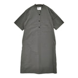 MHL. COTTON CORD SHIRTING 595-5157500 サイズ2 定価30910円 シャツドレス ワンピース 25SS グレー レディース エムエイチエル【中古】6-0724S♪