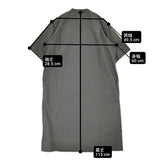 MHL. COTTON CORD SHIRTING 595-5157500 サイズ2 定価30910円 シャツドレス ワンピース 25SS グレー レディース エムエイチエル【中古】6-0724S♪