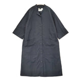 MHL. COTTON CUPRA PLAINWEAVE 595-5158500 サイズ2 定価39600円 シャツドレス ワンピース 25SS ネイビー レディース エムエイチエル【中古】6-0724M♪