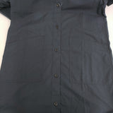 MHL. COTTON CUPRA PLAINWEAVE 595-5158500 サイズ2 定価39600円 シャツドレス ワンピース 25SS ネイビー レディース エムエイチエル【中古】6-0724M♪