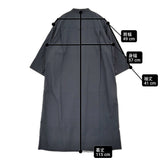 MHL. COTTON CUPRA PLAINWEAVE 595-5158500 サイズ2 定価39600円 シャツドレス ワンピース 25SS ネイビー レディース エムエイチエル【中古】6-0724M♪