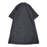 MARGARET HOWELL COTTON LINEN POPLIN DRESS ナイトドレス 589-3257001 ワンピース 23AW ネイビー レディース マーガレットハウエル【中古】6-0724M♪