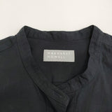 MARGARET HOWELL COTTON LINEN POPLIN DRESS ナイトドレス 589-3257001 ワンピース 23AW ネイビー レディース マーガレットハウエル【中古】6-0724M♪