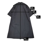 MARGARET HOWELL COTTON LINEN POPLIN DRESS ナイトドレス 589-3257001 ワンピース 23AW ネイビー レディース マーガレットハウエル【中古】6-0724M♪
