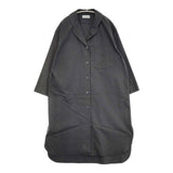 MARGARET HOWELL コットンカシミヤ ホームウエア 589-3258002 BRUSHED COTTON CASHMERE ワンピース 23AW チャコールグレー レディース マーガレットハウエル【中古】6-0919M∞