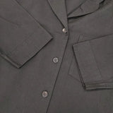 MARGARET HOWELL コットンカシミヤ ホームウエア 589-3258002 BRUSHED COTTON CASHMERE ワンピース 23AW チャコールグレー レディース マーガレットハウエル【中古】6-0919M∞