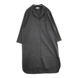 MARGARET HOWELL BRUSHED COTTON CASHMERE 589-3258002 ワンピース 23AW チャコールグレー レディース マーガレットハウエル【中古】6-0919M∞