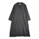MARGARET HOWELL 589-3258001 コットン ホームウエア サイズF プルオーバーシャツワンピ ワンピース 23AW ブラック レディース マーガレットハウエル【中古】6-0919M∞