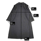 MARGARET HOWELL 589-3258001 コットン ホームウエア サイズF プルオーバーシャツワンピ ワンピース 23AW ブラック レディース マーガレットハウエル【中古】6-0919M∞