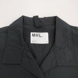 MHL. COTTON CORD SHIRTING サイズ2 595-5157550 定価35970円 シャツドレス ワンピース 25SS ダークネイビー レディース エムエイチエル【中古】6-0724S♪