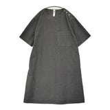 MHL. 未使用 GARMENT DYE PLAIN POPLIN 595-5157551 サイズ2 定価37950円 ワンピース 25SS チャコールグレー レディース エムエイチエル【中古】6-0724S♪