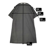 MHL. 未使用 GARMENT DYE PLAIN POPLIN 595-5157551 サイズ2 定価37950円 ワンピース 25SS チャコールグレー レディース エムエイチエル【中古】6-0724S♪