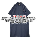 Danton プルオーバードレス コットン 半袖シャツワンピース サイズ36 ワンピース ネイビー レディース ダントン【中古】6-0807S△