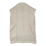 nest Robe リネンカラミドッキングワンピース 定価34100円 01252-1093 ワンピース 25SS NATURAL ベージュ レディース ネストローブ【中古】6-0724S♪